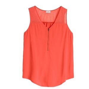 Pixley Jimson Zipper Detail Top